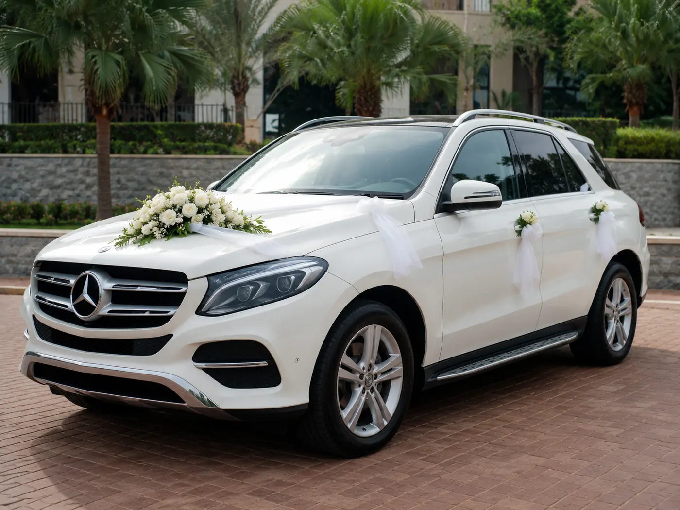 Mercedes Benz car rental fleet vehicle
