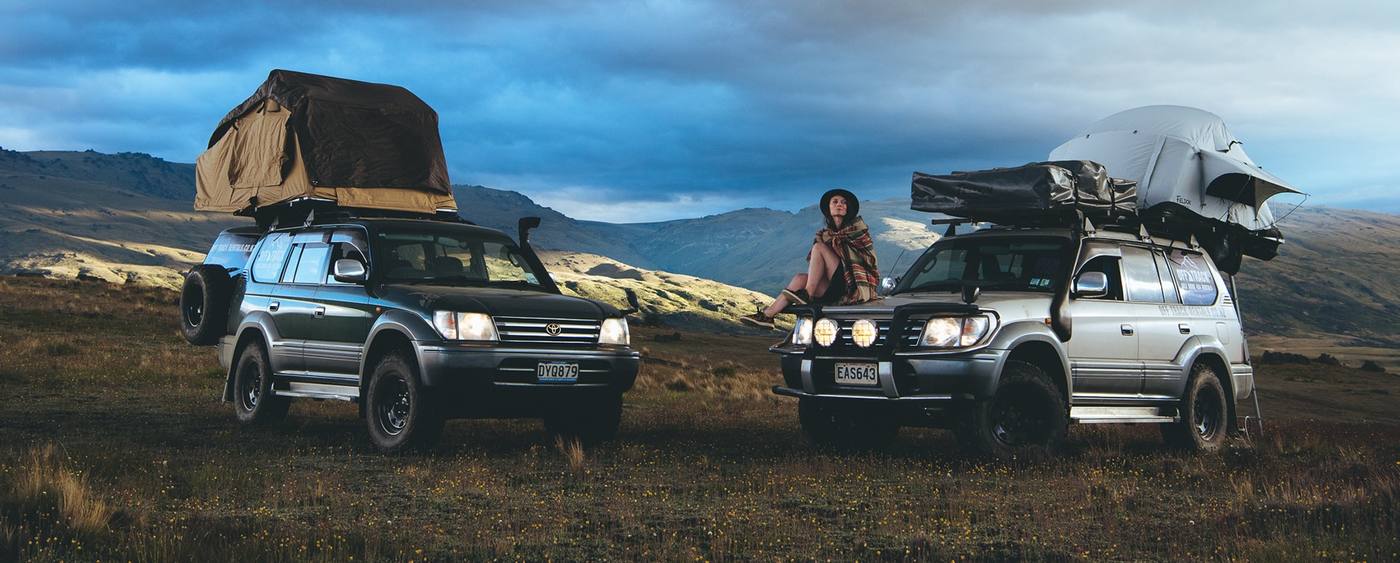 Rooftop Tent Land Cruiser car rental fleet vehicle
