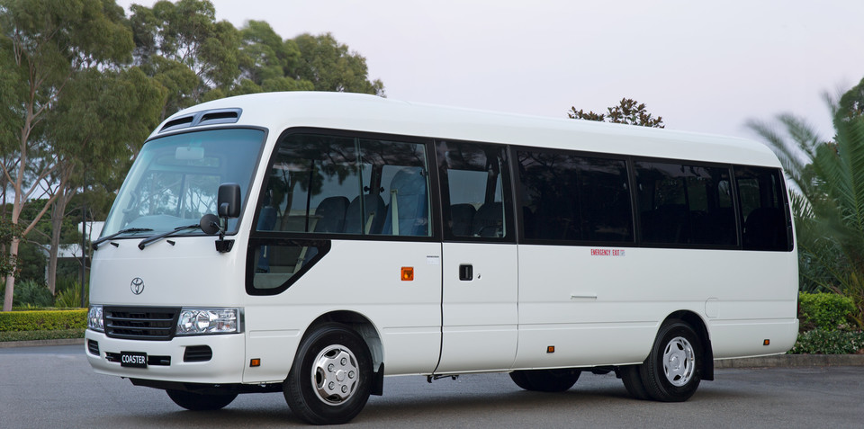 Toyota coaster bus Rental in Uganda and Rwanda